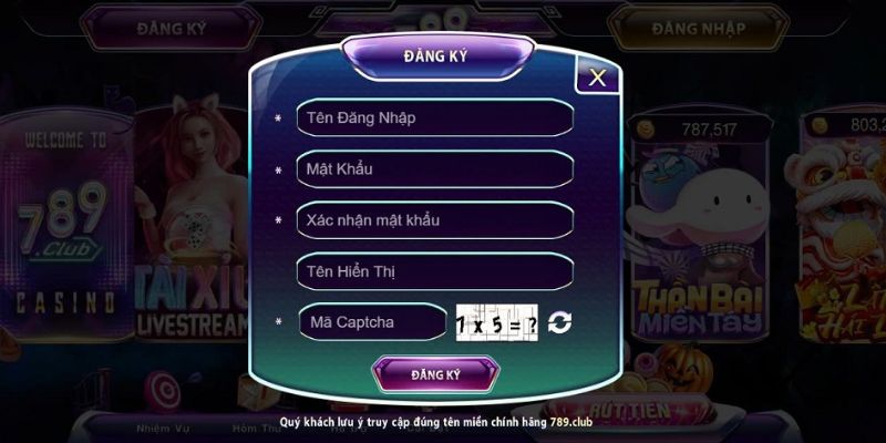 Hướng dẫn chi tiết cách đăng ký và bắt đầu trải nghiệm tại 789CLUB